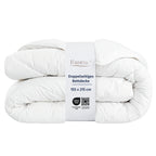 4-Jahreszeiten Mikrofaser Steppdecke – Doppelseitig, Hypoallergen, Weiß