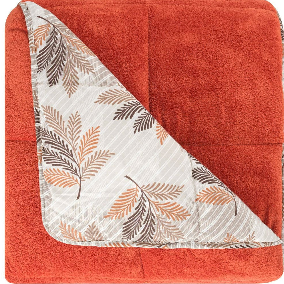 Luxus Wellsoft Bettdecke & Kissenbezug Set – Doppelseitige Ganzjahres, Orange