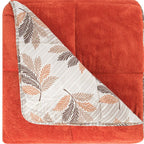 Luxus Wellsoft Bettdecke & Kissenbezug Set – Doppelseitige Ganzjahres, Orange