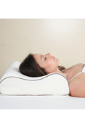 Orthopädisches wendbares Visco-Nackenstützkissen 40×60 cm mit 12/14 cm Stützhöhe