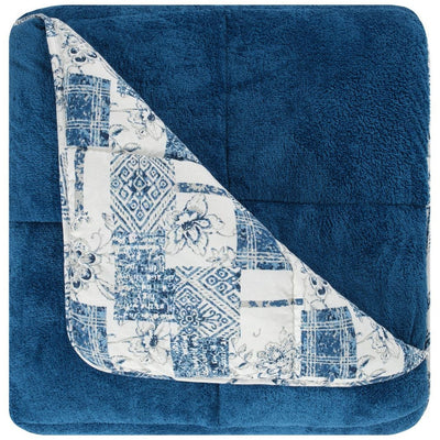 Luxus Wellsoft Bettdecke & Kissenbezug Set – Doppelseitige Ganzjahres, Blau