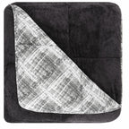 Luxus Wellsoft Bettdecke & Kissenbezug Set – Doppelseitige Ganzjahres, Schwarz