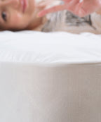 Wasserdichter Matratzenschoner aus Mikrofaser – Passgenau, Weiß