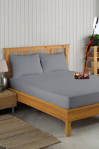 Wasserdichter Matratzenschoner für Matratzen aus Mikrofaser – Pamukkale Powder, Grau