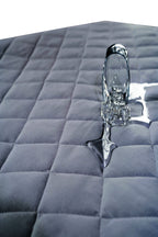 Gesteppter Matratzenschoner aus 100 % Baumwolle – Wasserdicht & Atmungsaktiv – Grau