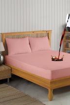 Wasserdichter Matratzenschoner für Matratzen aus Mikrofaser – Pamukkale Powder, Rosa