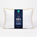 Climate Nano-Gel-Hotelkissen 50×70 cm mit Baumwolle | Gold-Paspel | 2er Set