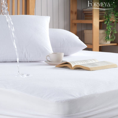 Wasserdichter Matratzenschoner aus Mikrofaser – Passgenau, Weiß