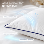 Climate Nano-Gel-Hotelkissen 50×70 cm mit Baumwolle | 2er Set