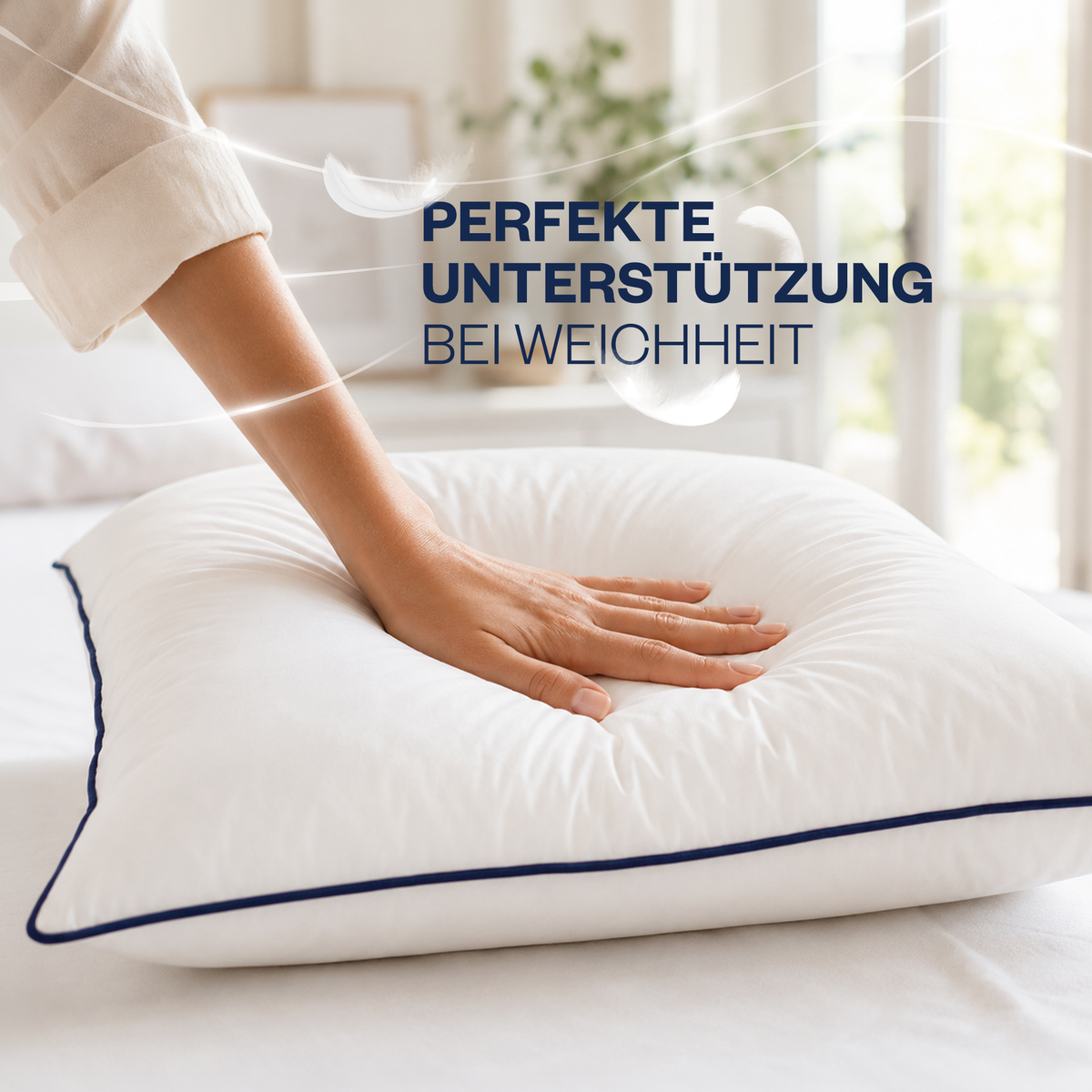 Climate Nano-Gel-Hotelkissen 50×70 cm mit Baumwolle | 2er Set
