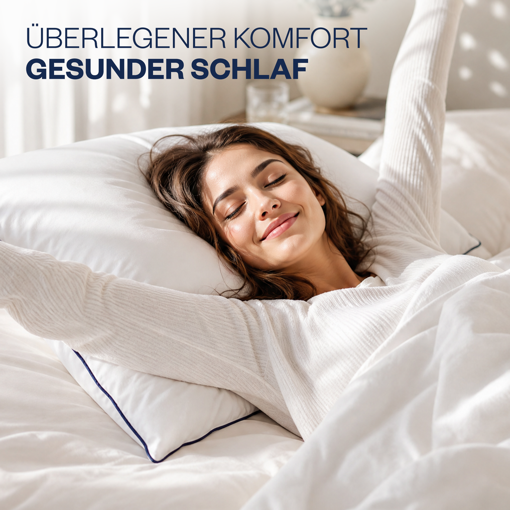 Climate Nano-Gel-Hotelkissen 50×70 cm mit Baumwolle | 2er Set