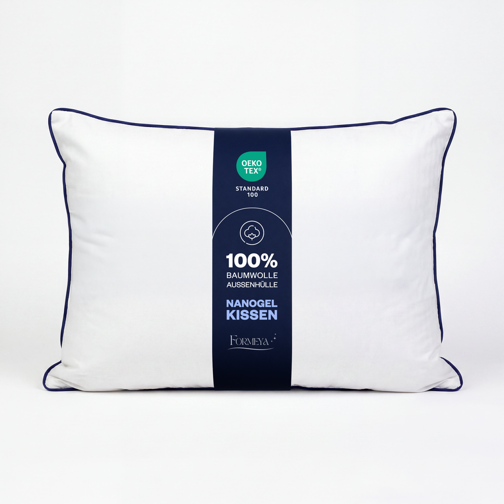 Climate Nano-Gel-Hotelkissen 50×70 cm mit Baumwolle | 2er Set