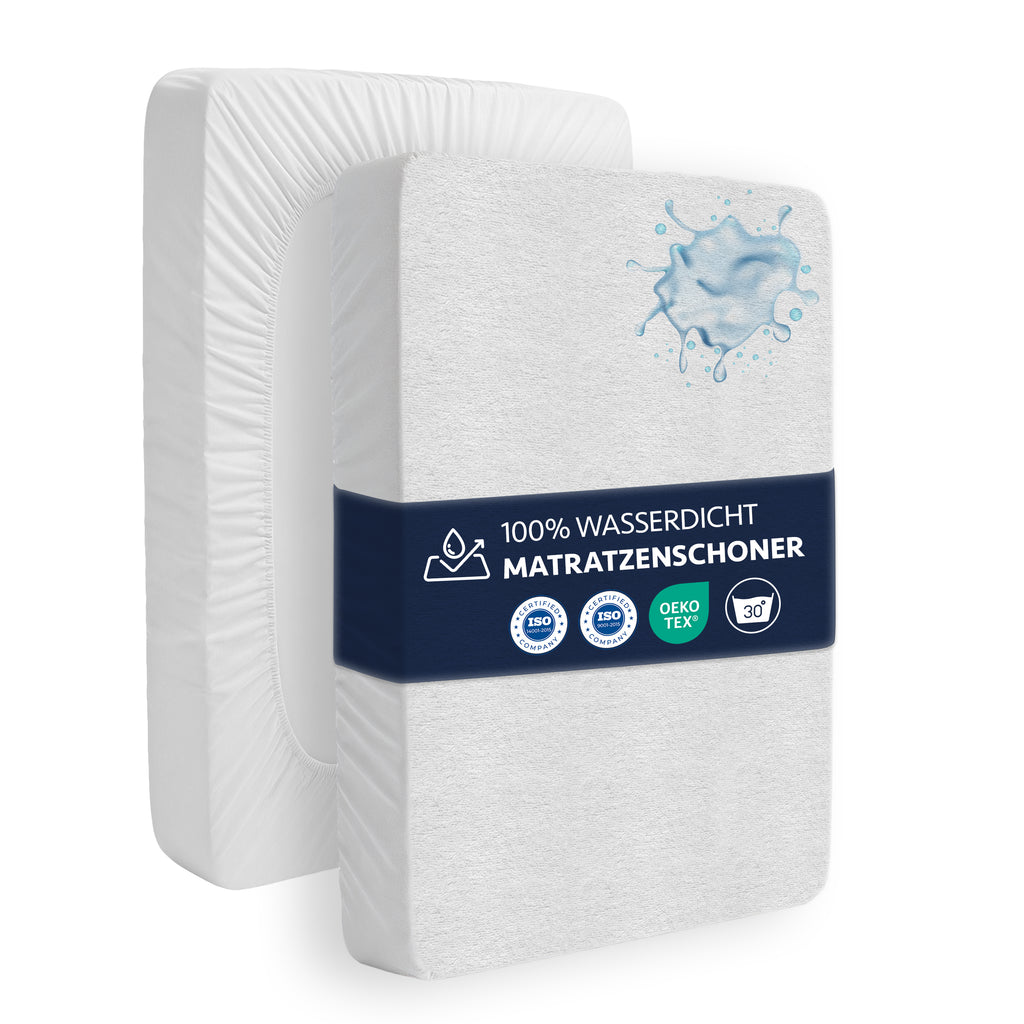 Wasserdichter Matratzenschoner für Matratzen aus Mikrofaser – Pamukkale Powder, Rosa