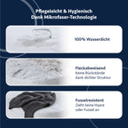 Wasserdichter Matratzenschoner für Matratzen aus Mikrofaser – Pamukkale Powder, Rosa