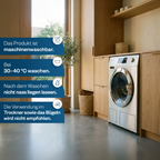 Luxus-Wellsoft-Steppdecken-Set mit Kissenbezug, doppelseitig, in Blau