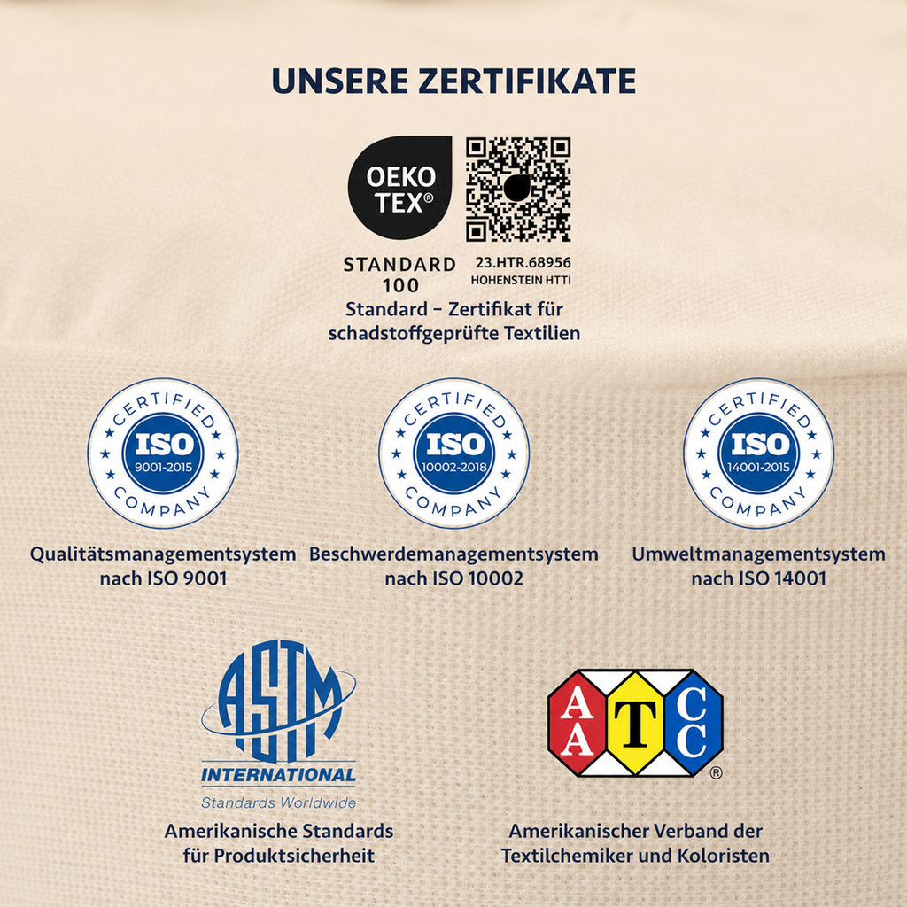 Wasserdichter Mikrofaser-Matratzenschoner, Braun