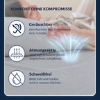 Wasserdichter Mikrofaser-Matratzenschoner, Grau
