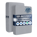 Wasserdichter Mikrofaser-Matratzenschoner, Grau