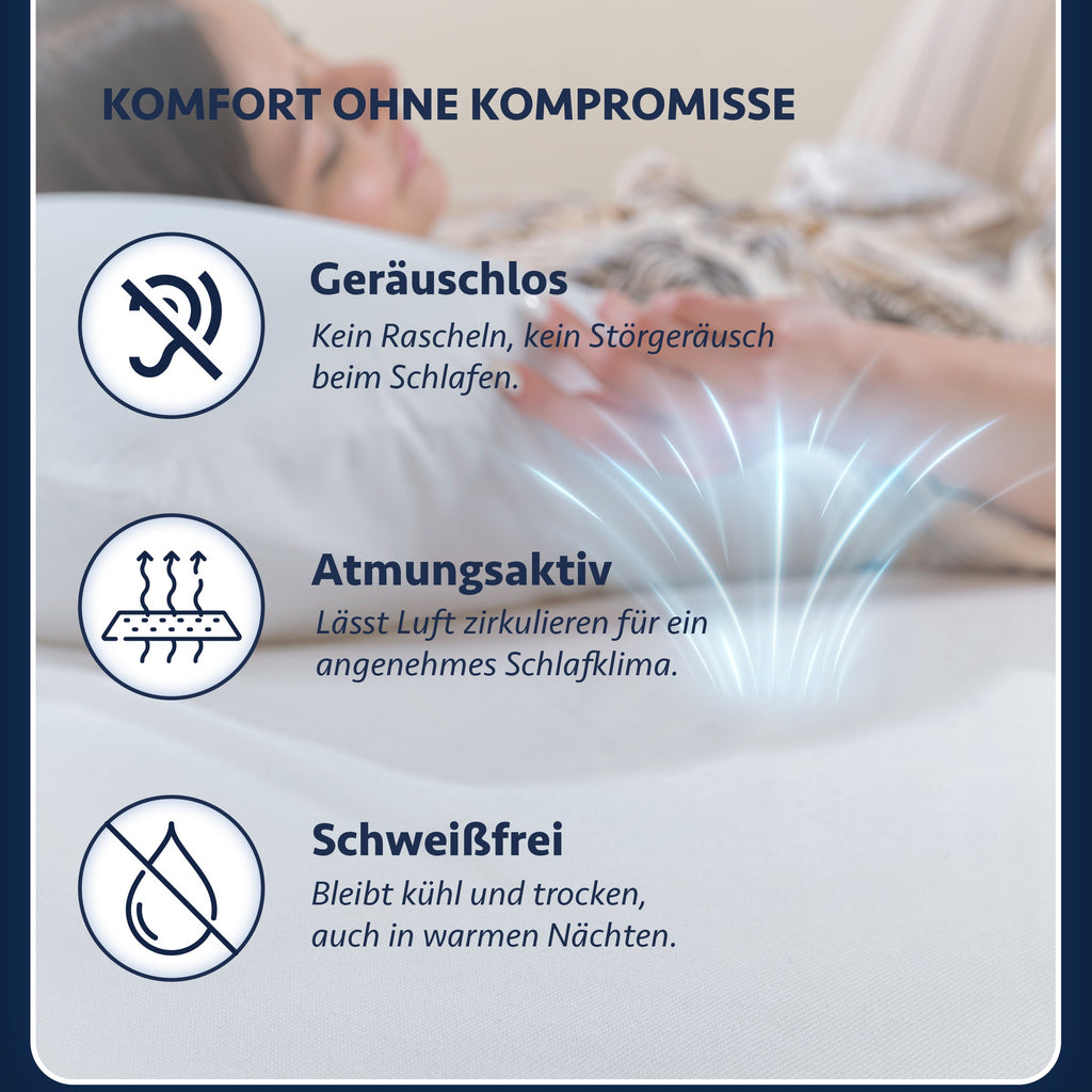 Wasserdichter Matratzenschoner für Matratzen aus Mikrofaser – Pamukkale Powde