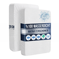 Wasserdichter Mikrofaser-Matratzenschoner, Weiß